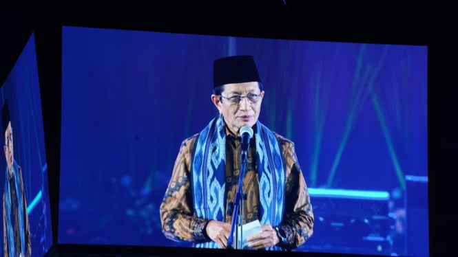 Menteri Agama Nasarudin Umar Pidato Sambutan Natal Nasional 2024 (Doc: Kemenag)