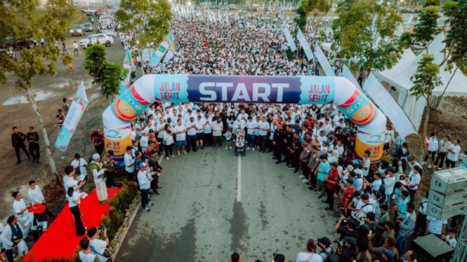 acara Jalan Sehat Batfest 2024.