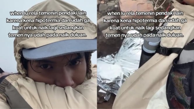 Pria Ini Rela Temani Pendaki Lain yang Alami Hipotermia Usai Ditinggal Temannya