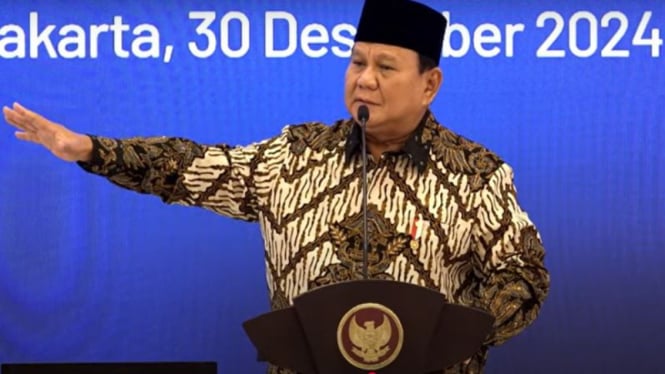 Presiden RI Prabowo Subianto.