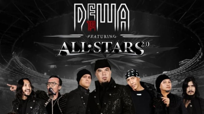 Konser Dewa 19 menampilkan All Stars 2.0 2025