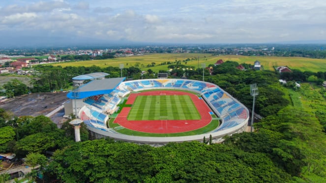 Stadion Penampakan Kanjuruhan Malang