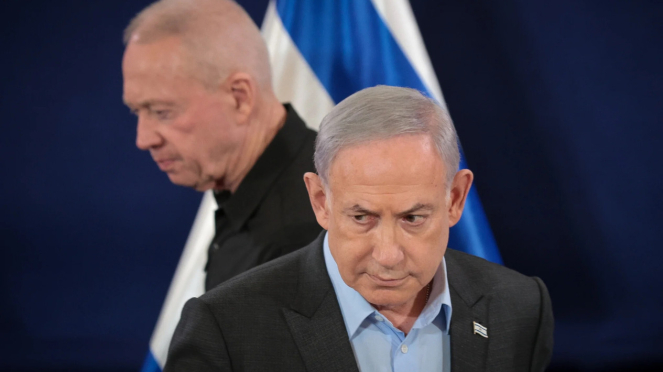 Viva militar: Eov Gallant y Benjamin Netanyahu