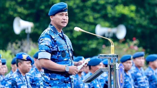 VIVA Militer: KSAU Marsekal TNI M. Tonny Harjono pimpin Apel Khusus Tahun 2025