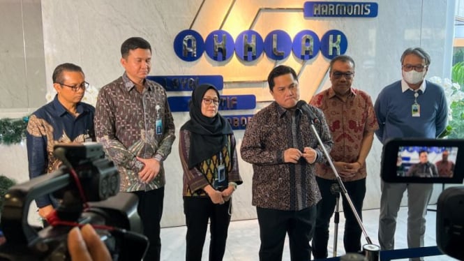 Menteri Badan Usaha Milik Negara (BUMN) Erick Thohir (sumber: Antara)