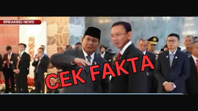 Foto Presiden Prabowo Subianto yang tersebar di TikTok