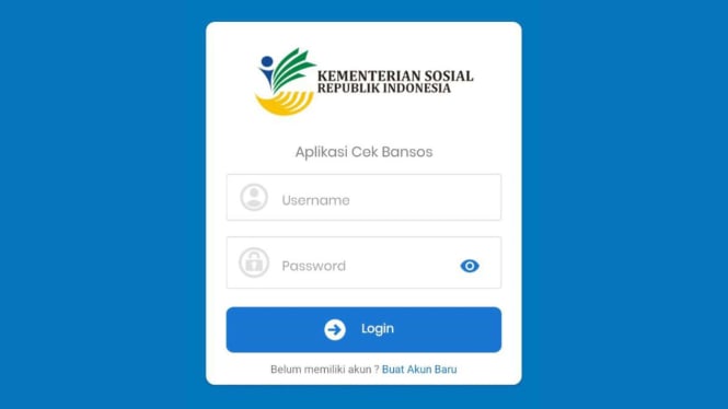 Aplikasi Cek Bansos Kemensos RI