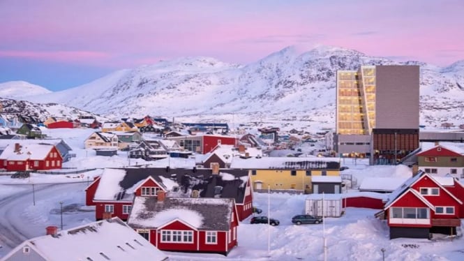 Nuuk, ibu kota Greenland