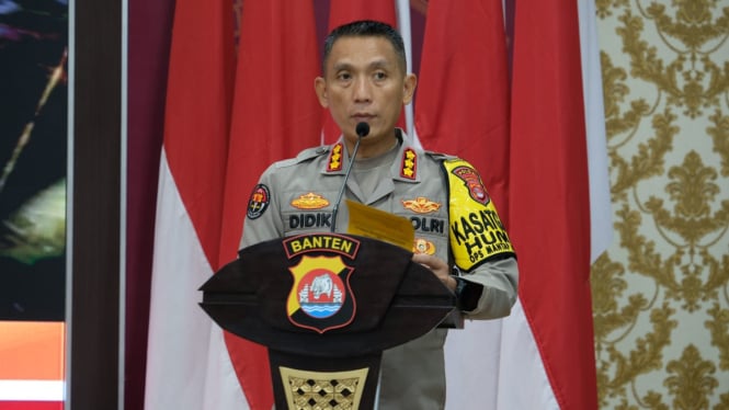 Kabid Humas Polda Banten, Kombes Pol Didik Hariyanto,