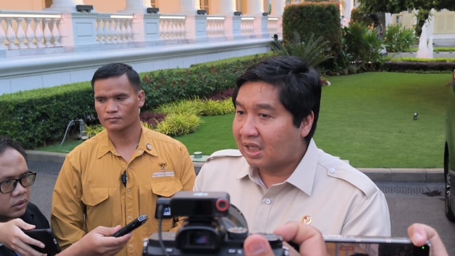 Menteri Perumahan dan Kawasan Permukiman (PKP), Maruarar Sirait di Kompleks Istana Kepresidenan, Jakarta Pusat 