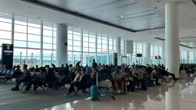 Penampakan ruang tunggu di Bandara Syamsudin Noor, Kalsel - Foto Dok Istimewa 