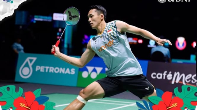 Tunggal putra Indonesia Jonatan Christie