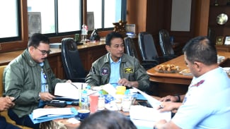 Wakasau Marsdya TNI Andyawan Pimpin Rapat Strategis Rencana Pengembangan Seskoau