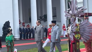 Temui Prabowo di Istana Bogor, PM Jepang Disambut Parade Kuda hingga Dentuman Meriam