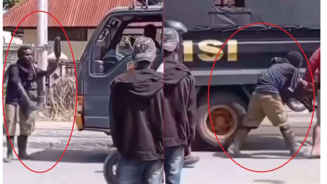 Viral Preman malak sopir truk polisi