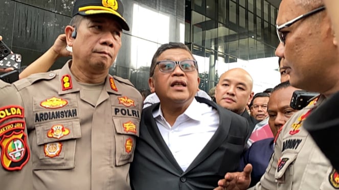 Sekjen PDIP Hasto Kristiyanto USAI Rampung Diperikssa KPK Sebagai Tersentangkka Kasus Korupsi