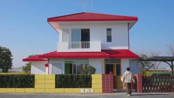 Unik! Pria Ini Rela Habiskan Dana Rp6,6 Miliar untuk Bangun Rumah Mirip Shinchan