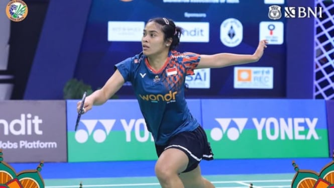 Tunggal putri Indonesia Gregoria Marisja Tunjung