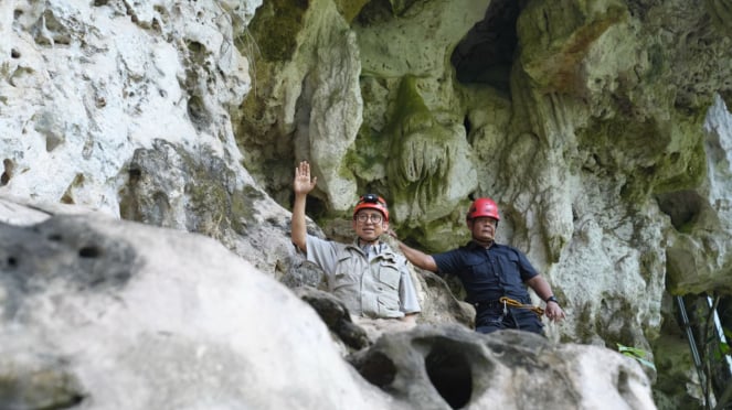 Peresmian Taman Arkeologi Leang-Leang oleh Menteri Kebudayaan