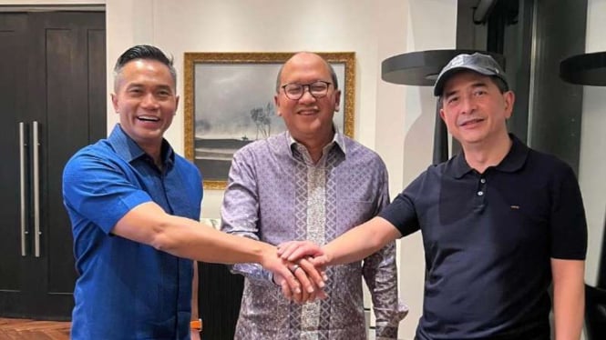 Anindya Bakrie, Rosan Roeslani dan M Arsjad Rasjid.