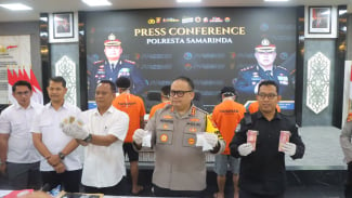 Polresta Samarinda Bongkar Jaringan Narkoba Lintas Provinsi