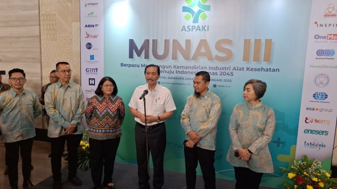   Luhut Binsar Pandjaitan Saat Hadiri Munas ASPAKI