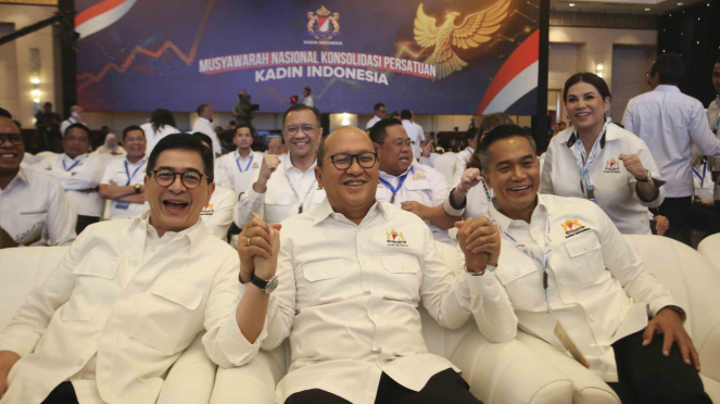 Munas Konsolidasi Persatuan Kadin Indonesia, Anindya Bakrie dan Arsjad Rasjid