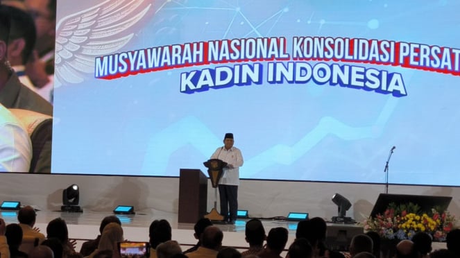 Presiden Prabowo Subianto Hadiri Acara Musyawarah Nasional Kadin Indonesia