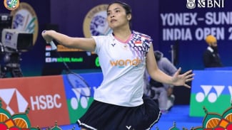 Hancurkan Anak Didik Irwansyah, Gregoria Tembus Semifinal India Open 2025