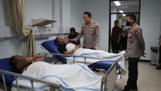 Briptu Fadel Disiram Air Keras saat Bubarkan Tawuran, Pelaku Diburu Polisi