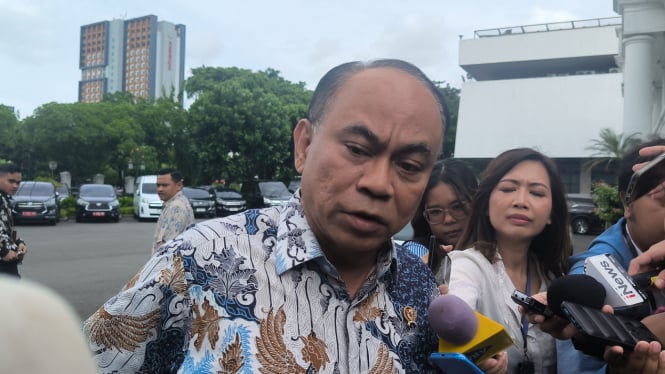 Ketua Relawan Projo, Budi Arie Setiadi di Kompleks Istana Kepresidenan, Jakarta Pusat, Jumat, 17 Januari 2025