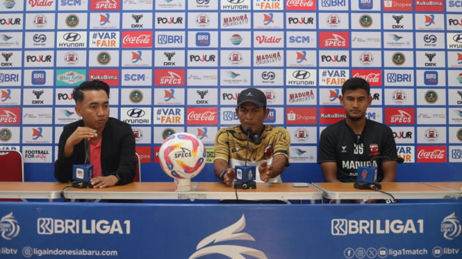 Jumpa pers Madura United sebelum lawan Barito Putera (Sumber: Media Offisial Madura United)