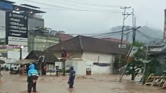 Hujan Lebat, Banjir Melanda Sejumlah Wilayah di Lampung