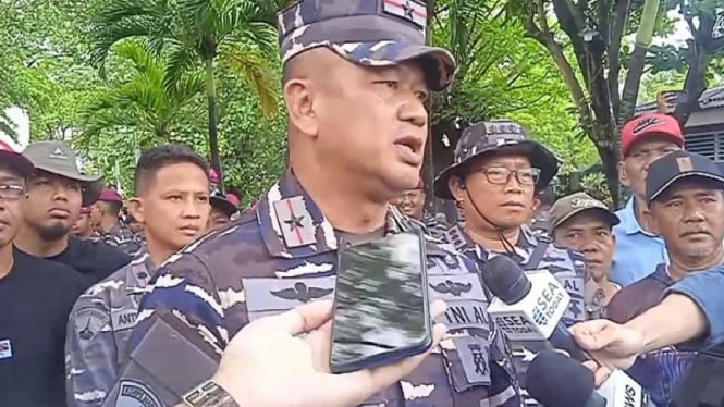 Danlantamal III Jakarta Brigjen TNI (Mar) Harry Indarto di Tanjung Pasir