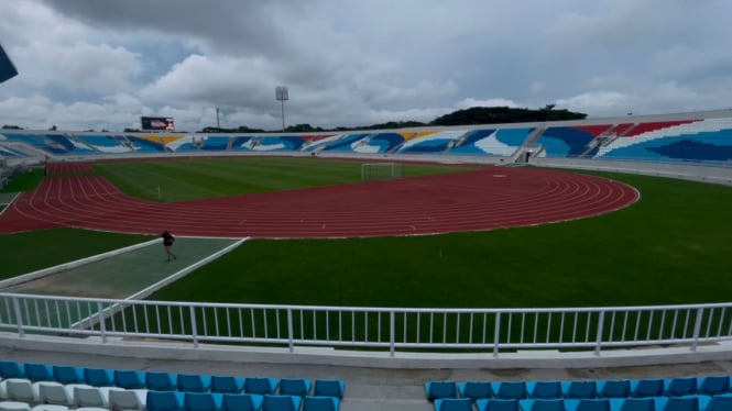 Wajah baru Stadion Kanjuruhan, Malang. 