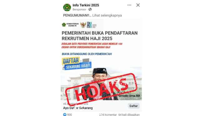 Waspada! Hoaks Loker Petugas Haji 2025 Marak di Media Sosial