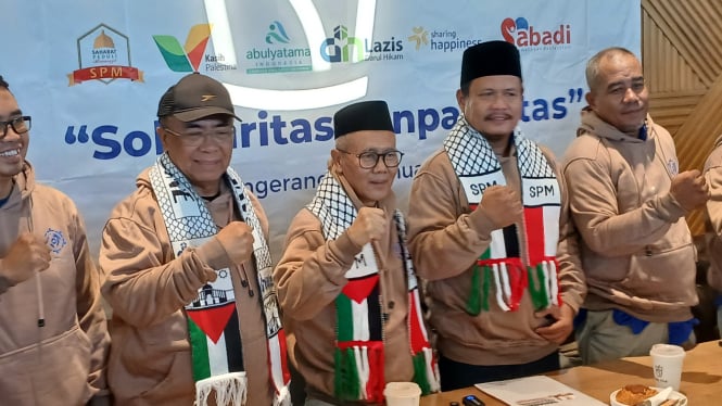 Pelepasan dan pengiriman relawan, serta bantuan ke Palestina