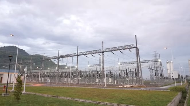 Gardu listrik PLN 150 kiloVolt (kV) di Kolaka 