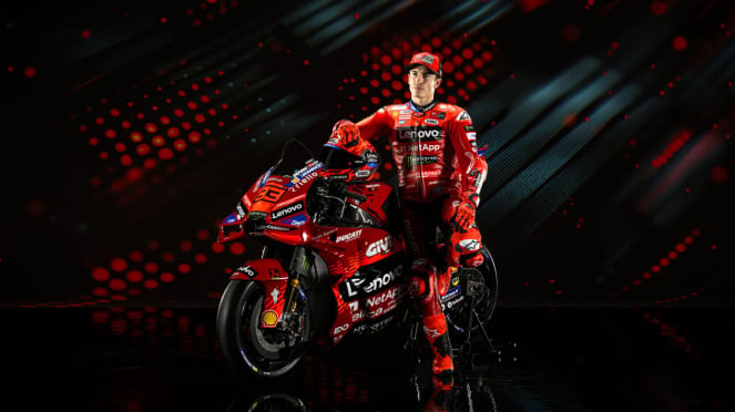 Marc Marquez di MotoGP 2025 dengan motor Ducati