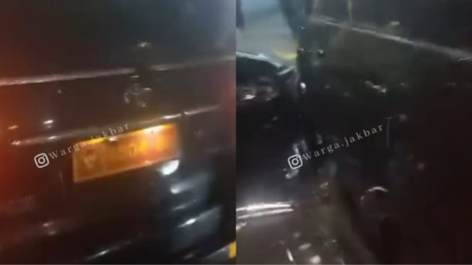 Viral Mobil Dinas Kemhan Tabrak Pejalan Kaki dan Pemotor hingga Terluka Parah