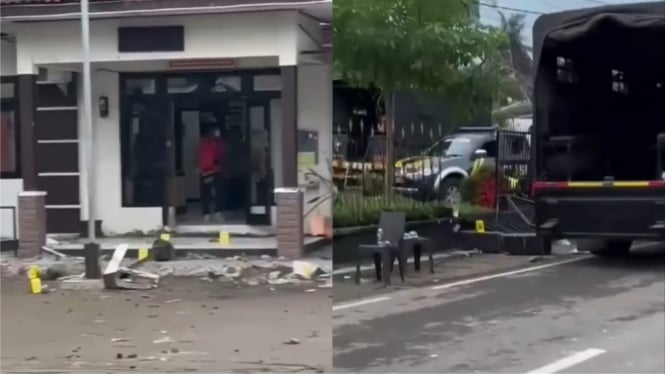 Viral! Massa Perguruan Silat Serang Polsek Watulimo Lantaran Tuntut Pembebasan