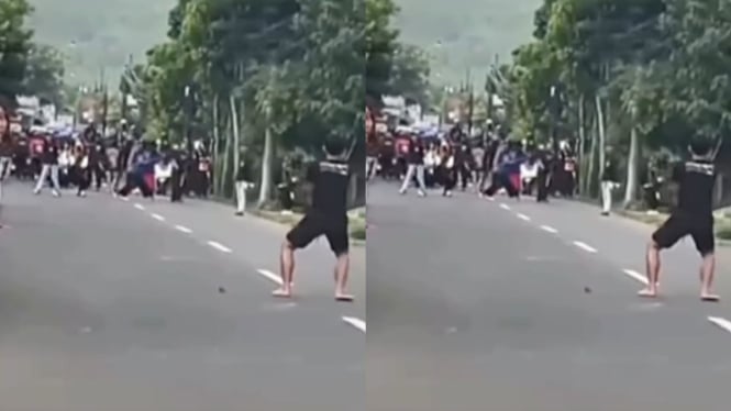 Kelompok Pesilat Tulungagung Tawuran