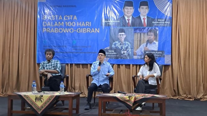 Seminar nasional yang digelar DPP Gabungan Pemuda Mahasiswa Nusantara (GPM Nus).