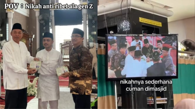 Viral Cara Nikah Ala Gen Z Cuma Bawa Empat Orang Keluarga dan Langsung Akad