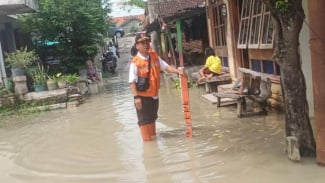 6 Kecamatan di Bojonegoro Terendam Banjir gegara Air Bengawan Solo Meluap