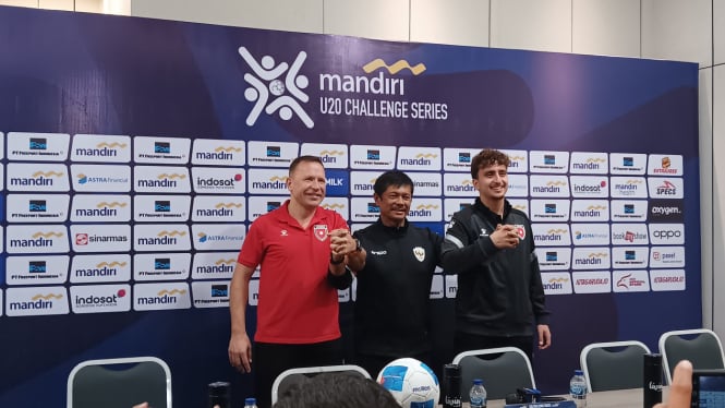 Jumpa Pers Jelang Pertandingan Pertama Mandiri U20 Challenge Series