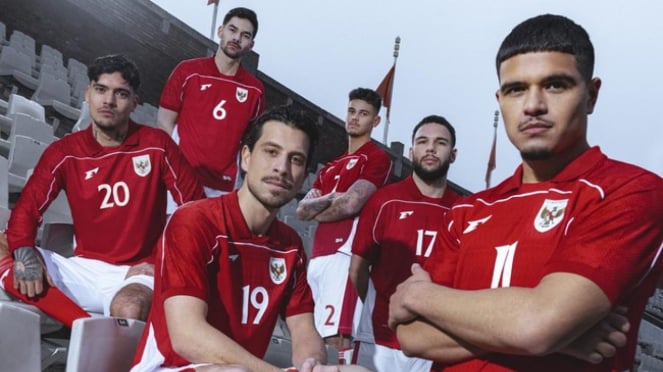 La última camiseta de la selección de Indonesia.