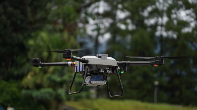 Ilustración de drones