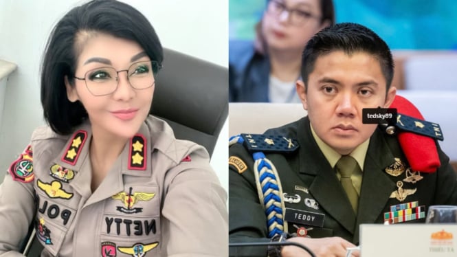 AKBP Netty Rosdiana dan Mayor Teddy Indra Wijaya