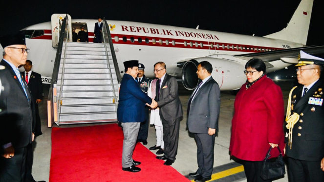 Presiden Prabowo Subianto Tiba di India